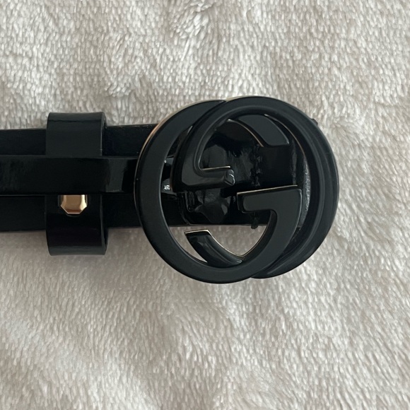 Gucci Black Leather Belt - Picture 7 of 11
